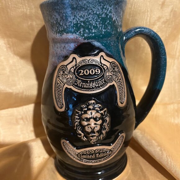 2009 Renaissance Festival Stein limited edition # on bottom 8.5in tall - Picture 2 of 7